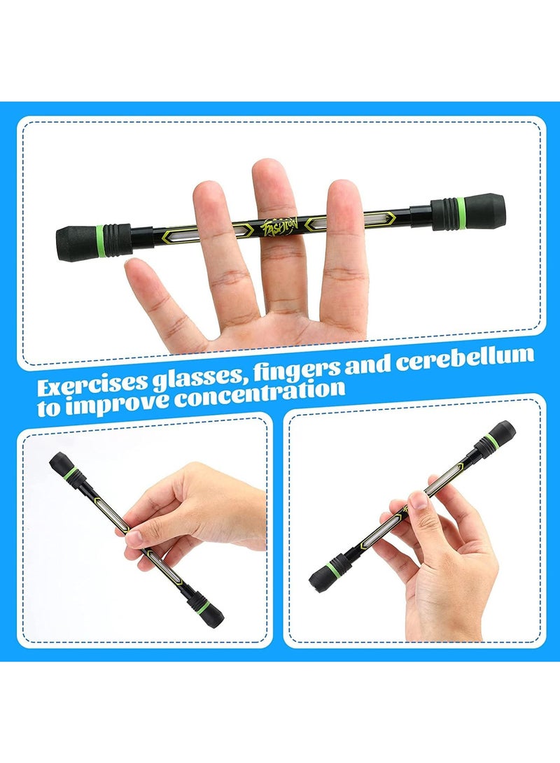 Arabest Spinning Pen, 4Pcs Spinning Rotating Pen, Rolling Finger Rotating Pen, Fidget Pens, Anti Slip Coating Spinning Rotating Pen, Decompression Gel pens, for Kids Adults  - Image 3