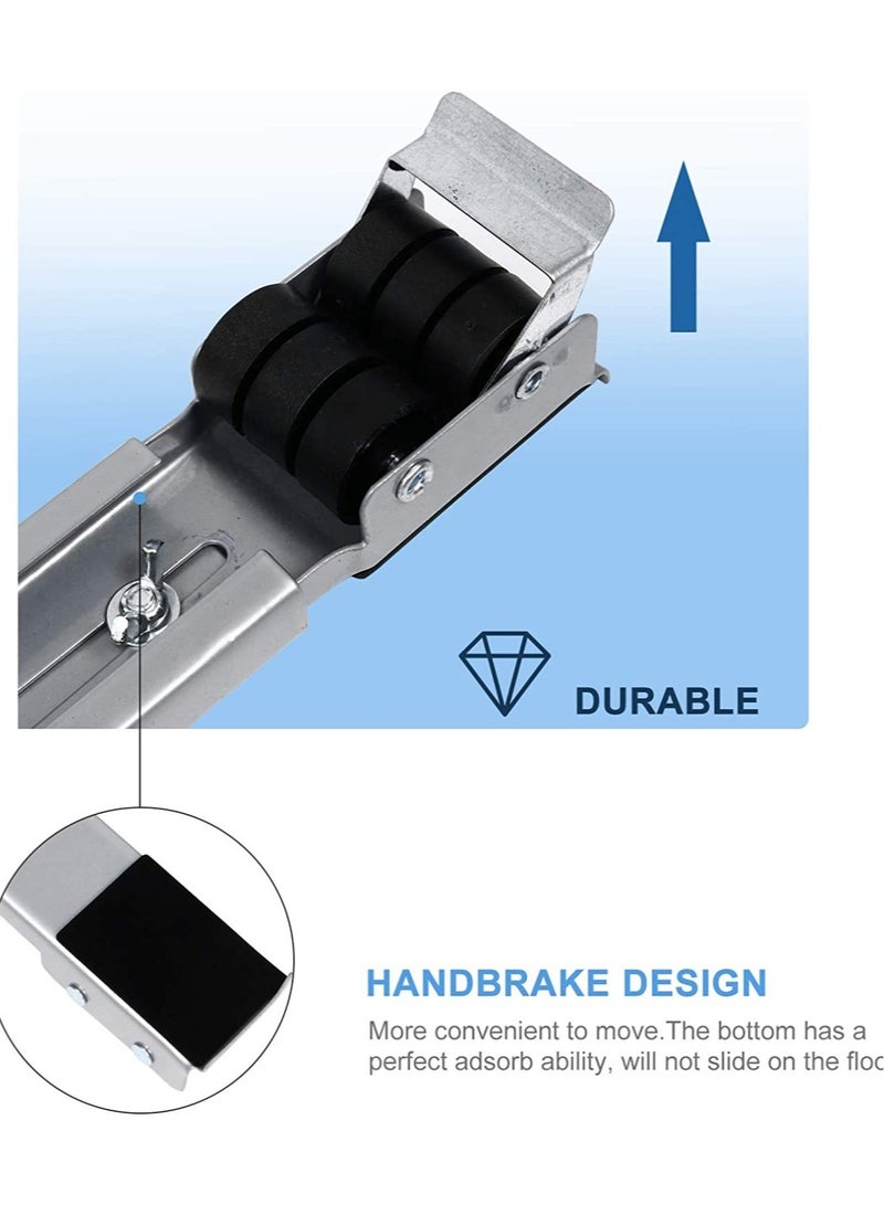Washing Machine Stand with Wheels Adjustable Roller Base Mobile Roller Refrigerator Base Moving Cart for Dryer Fridge Furniture  - Image 4