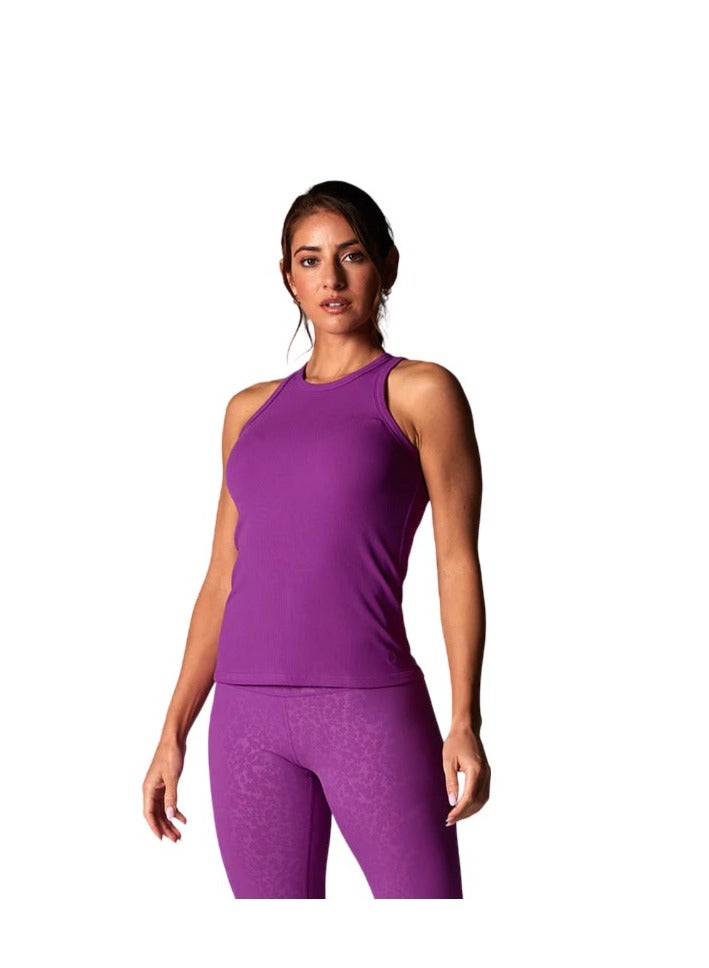 TAVI PERFECT FIT RIB TANK VIOLET - Image 1