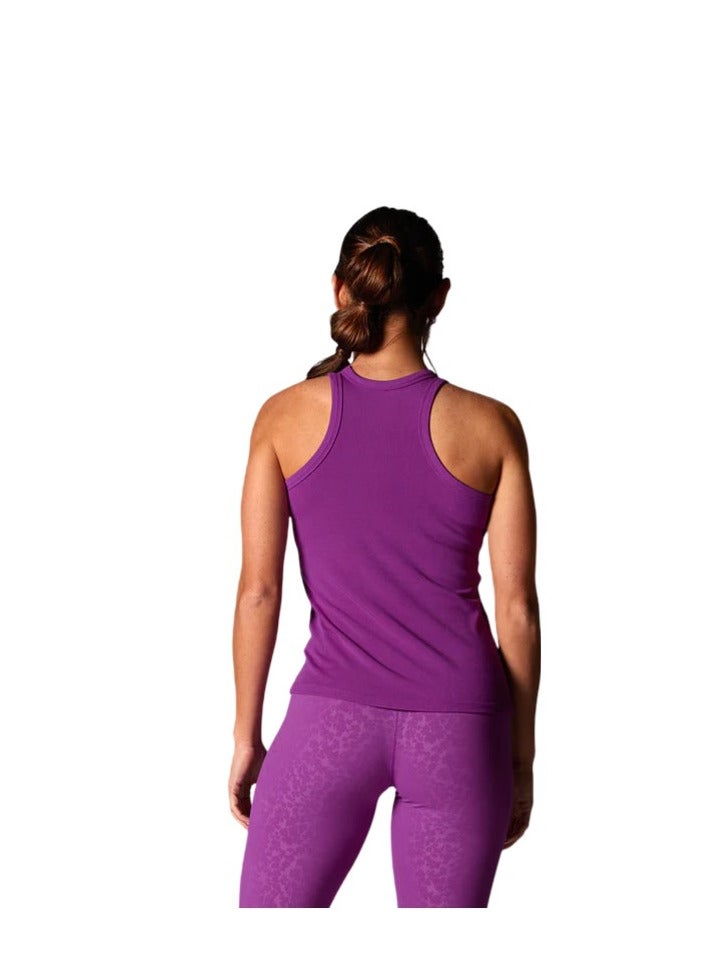 TAVI PERFECT FIT RIB TANK VIOLET - Image 3