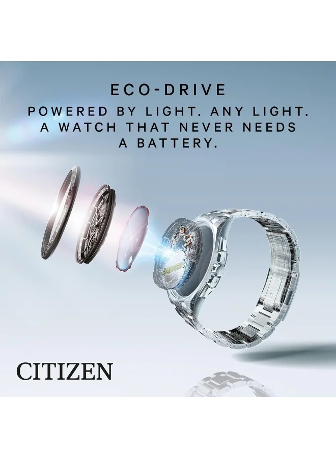 CITIZEN Women'S Analogue Eco-Drive Watch With A Stainless Steel Band