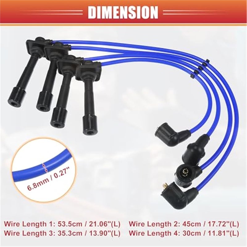 Vuzmode Ignition Coil Wires for Mazda 626 V - Image 5