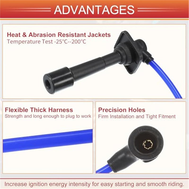 Vuzmode Ignition Coil Wires for Mazda 626 V - Image 4