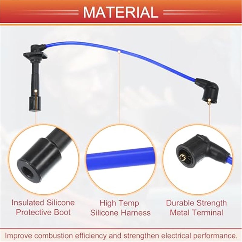 Vuzmode Ignition Coil Wires for Mazda 626 V - Image 2