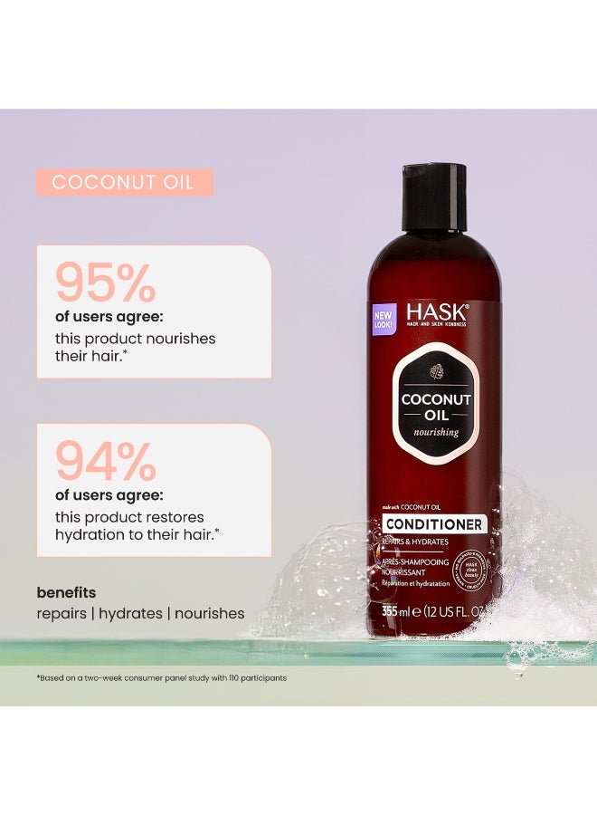 HASK Coconut Oil Nourishing Conditioner 355ml 355ml - Image 5