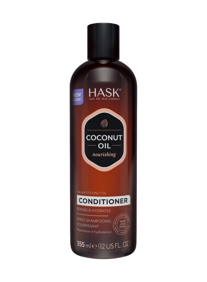 HASK Coconut Oil Nourishing Conditioner 355ml 355ml - Image 1