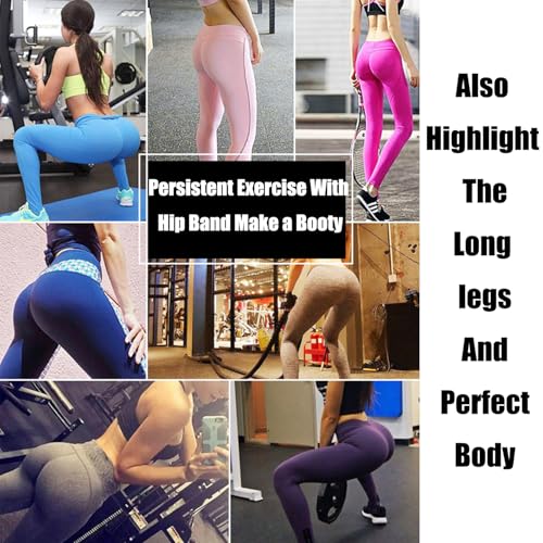 ZHENAN Fabric Resistance Band for Glutes Legs Loop Band for Exercise Hip Squats Belt for Women Men Booty Bands for Arm Thrusts Squats Yoga Home Workouts Stretching Toning Strength Training 90LBS - Image 4
