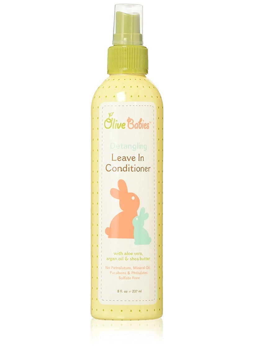 Olive Babies Hair Detangling Leave-in Conditioner Spray, 8 Ounce 