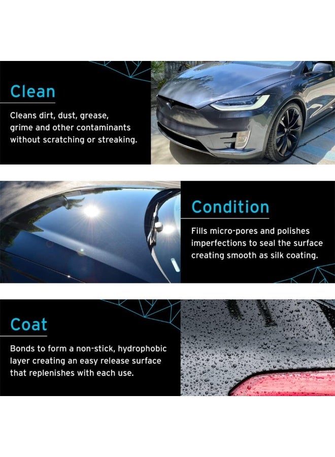 Generic Car Coating Agent Spray , Car Paint Waxing Glazing Crystal Liquid Spray, Spray Coating Agent, 3 in 1 Ceramic Car Coating Spray High Protection Universal Quick Car Coating Spray  - Image 5