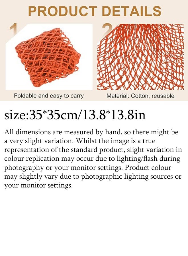 كانجلي 1PCS Mesh String Bag Orange - Image 5