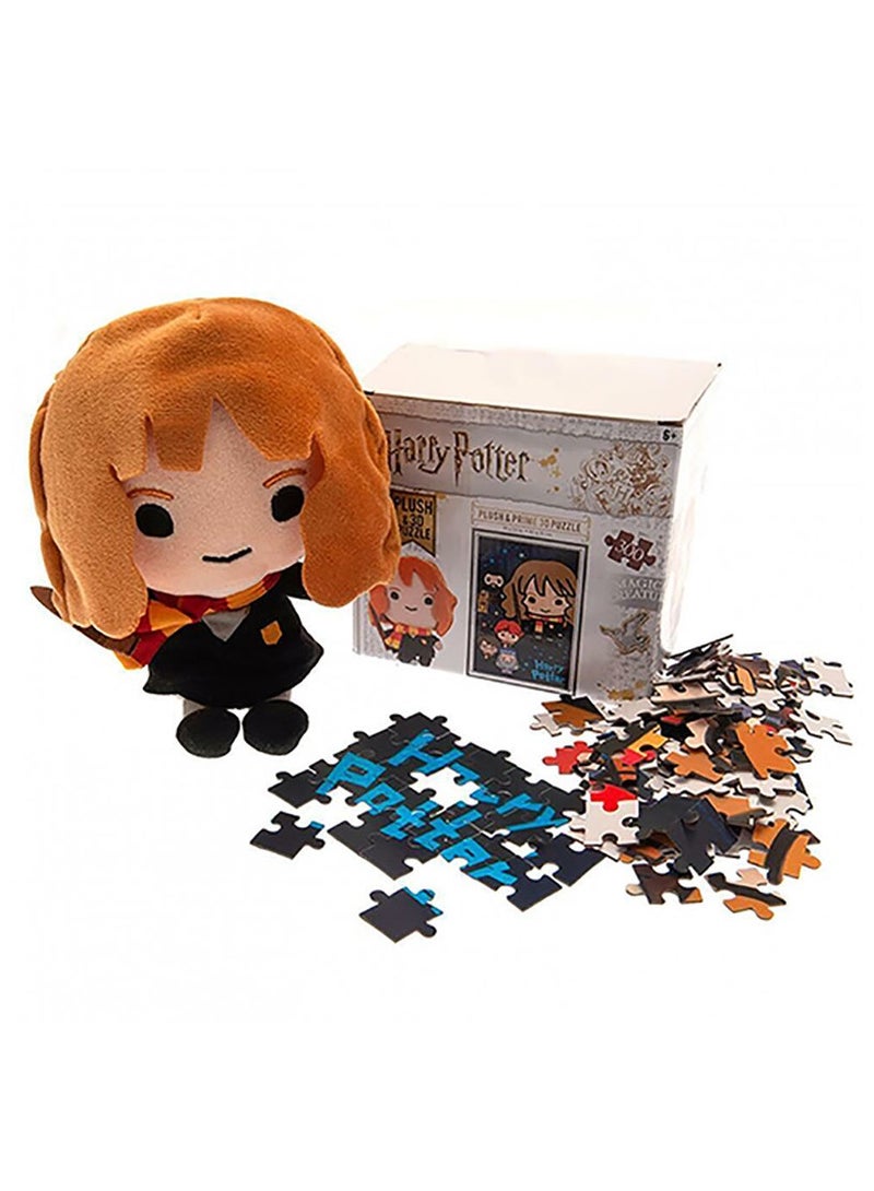 Prime 3D Harry Potter Hermione Jigsaw Puzzle 300 Piece With Immersive 3D Lenticular Effect With Plush - Image 2