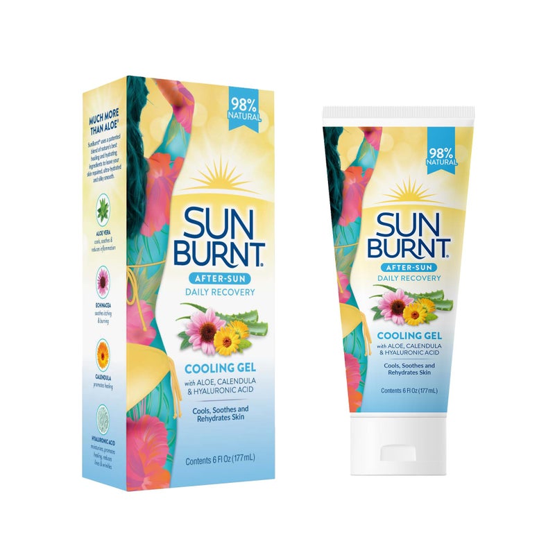 Sunburnt EMCW9 Ultra Hydrating Aloe Vera Gel by Sunburnt 6 Ounce,Clear,SUNB21006 - Image 2