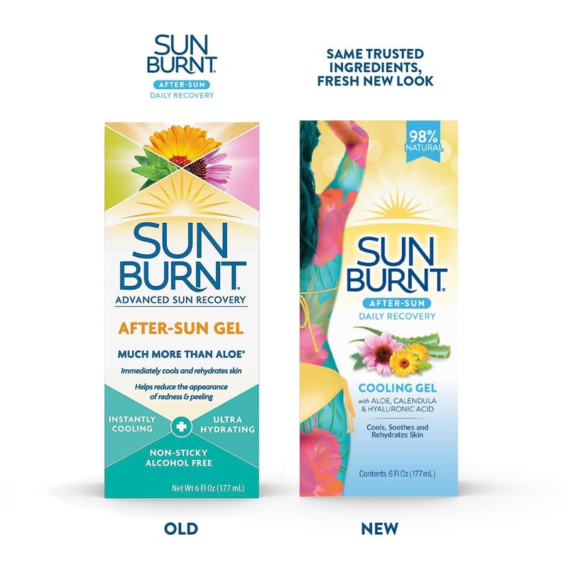 Sunburnt EMCW9 Ultra Hydrating Aloe Vera Gel by Sunburnt 6 Ounce,Clear,SUNB21006 (Packaging May Vary) - Image 2