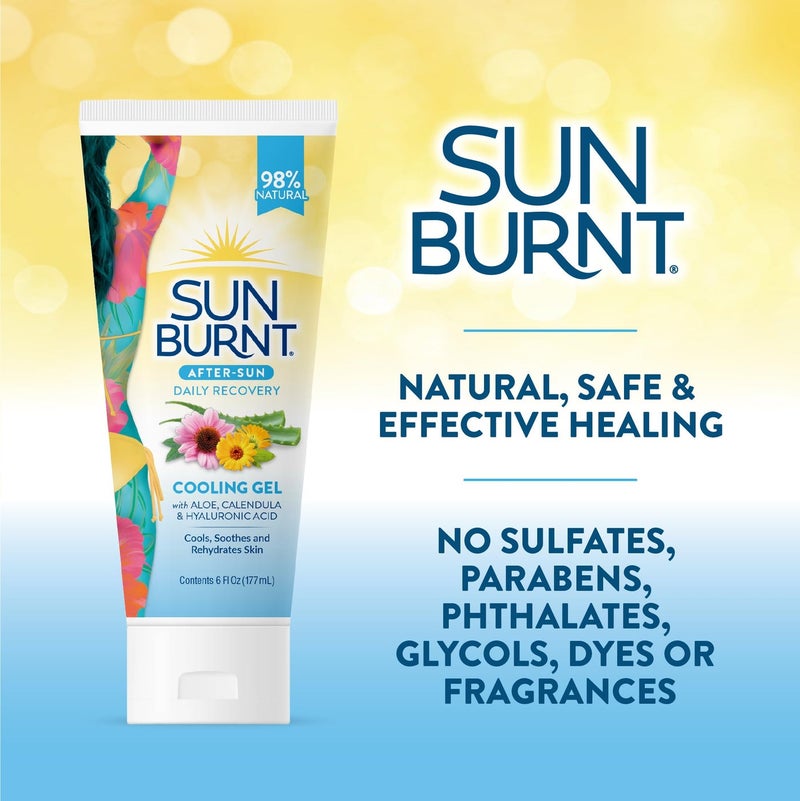 Sunburnt EMCW9 Ultra Hydrating Aloe Vera Gel by Sunburnt 6 Ounce,Clear,SUNB21006 (Packaging May Vary) - Image 5