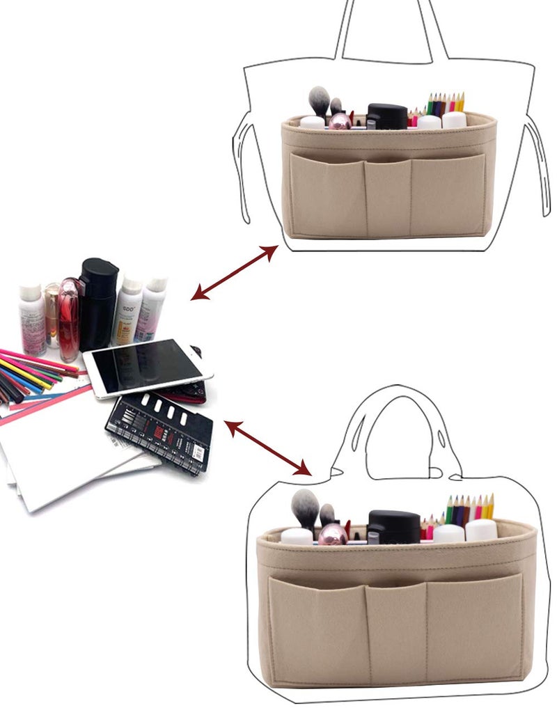 LEXSION Felt Insert Bag Organizer Bag In Bag For Handbag Purse Organizer Fits Speedy Neverful - Image 4