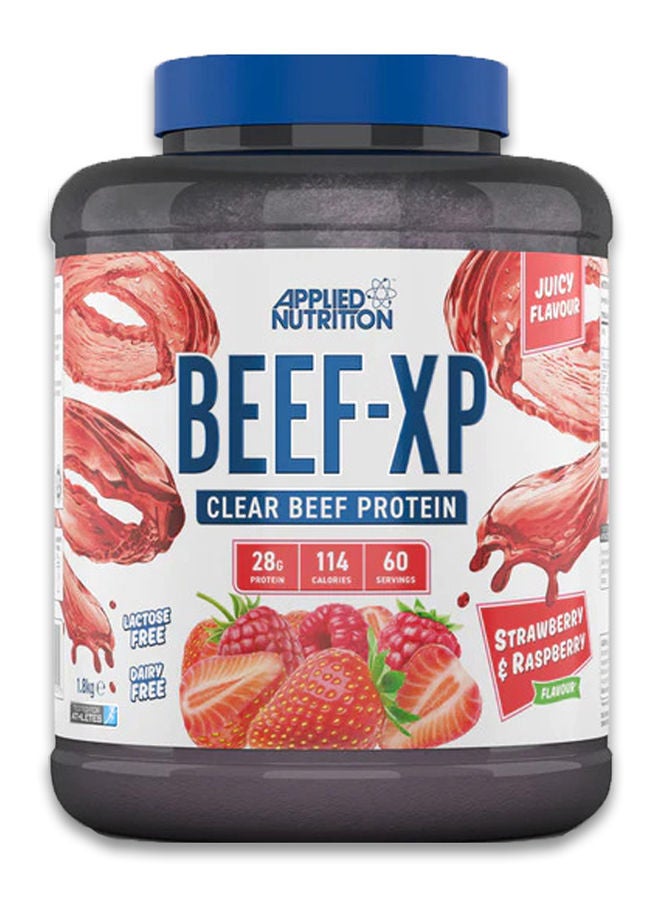 Applied Nutrition CLEAR HYDROLYSED BEEF-XP PROTEIN - Strawberry & Raspberry - (1.8 KG)  - Image 1