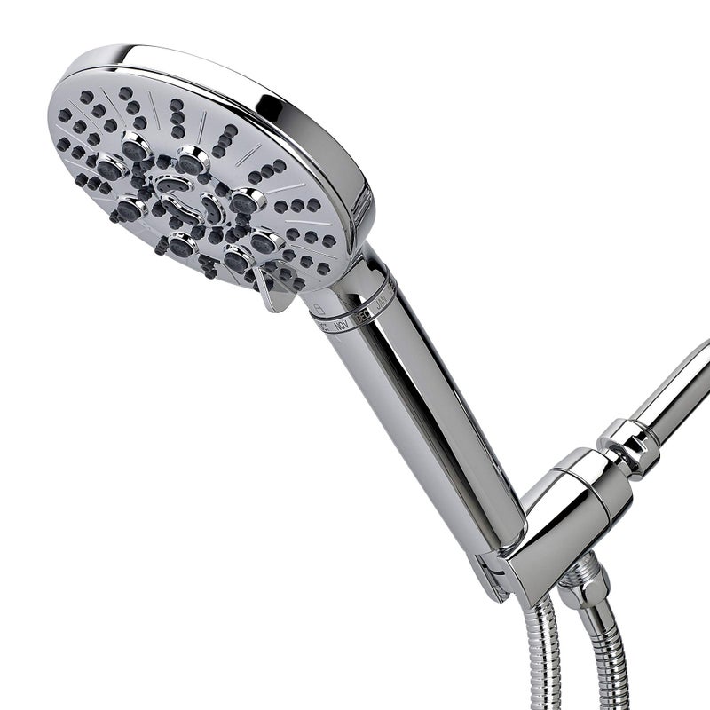 Sprite HKE-CM Biarritz 7-Setting Hand Held Filtered Shower Handle, Chrome - Image 1