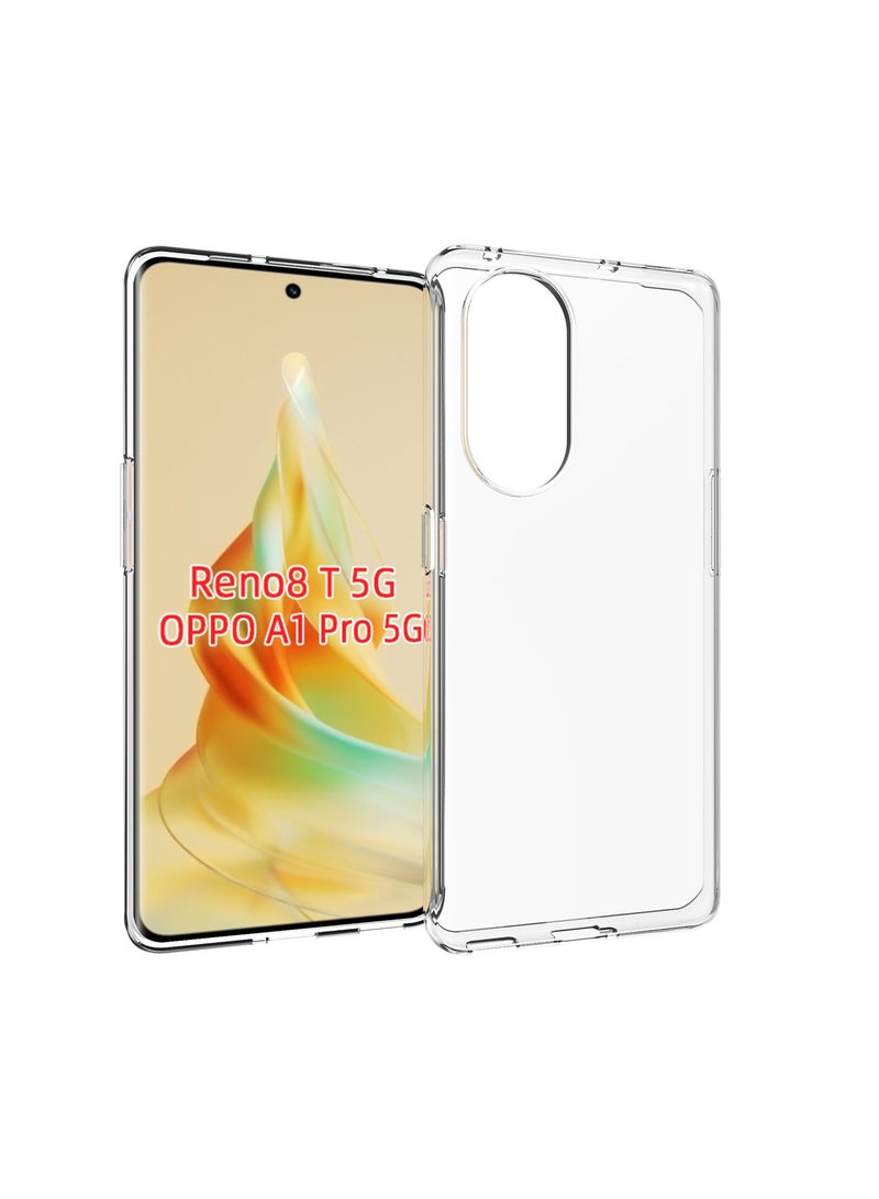 OPPO Reno 8T 5G Case Cover Slim Fit Soft Flexible TPU Ultra Thin Matte Finish Coating Protective Cover - Image 1