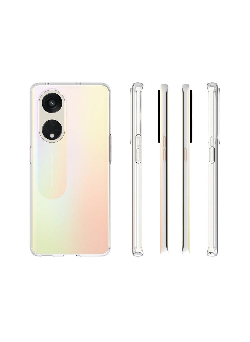 OPPO Reno 8T 5G Case Cover Slim Fit Soft Flexible TPU Ultra Thin Matte Finish Coating Protective Cover - Image 2