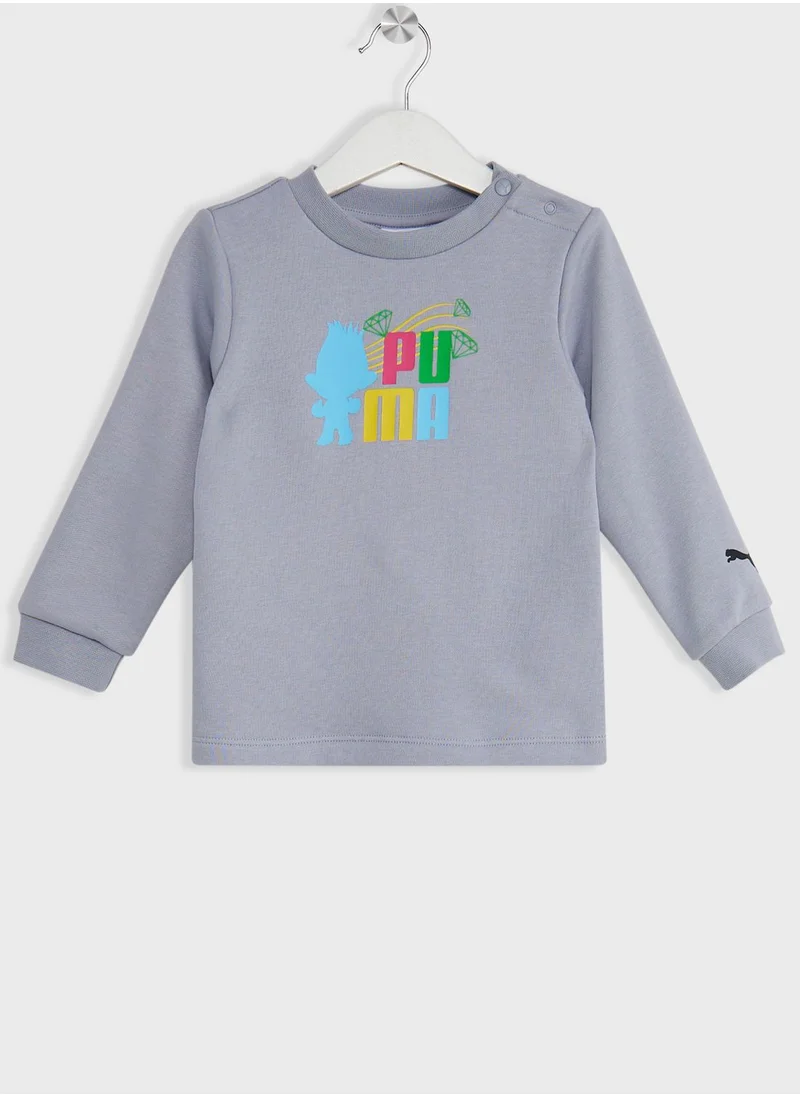 PUMA Kids Trolls Minicat Crew Set