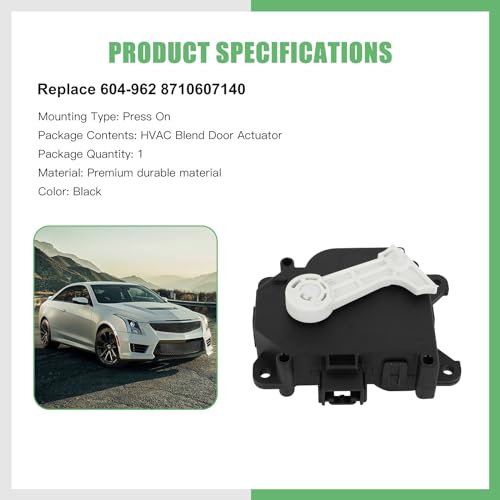 SCITOO HVAC Heater Blend Door Actuator Replacement for Lexus for ES350 2016-2018,for Lexus for RX350 2010-2015,for Toyota for Avalon 2005-2018,for Toyota for Camry 2007-2017 - Image 2