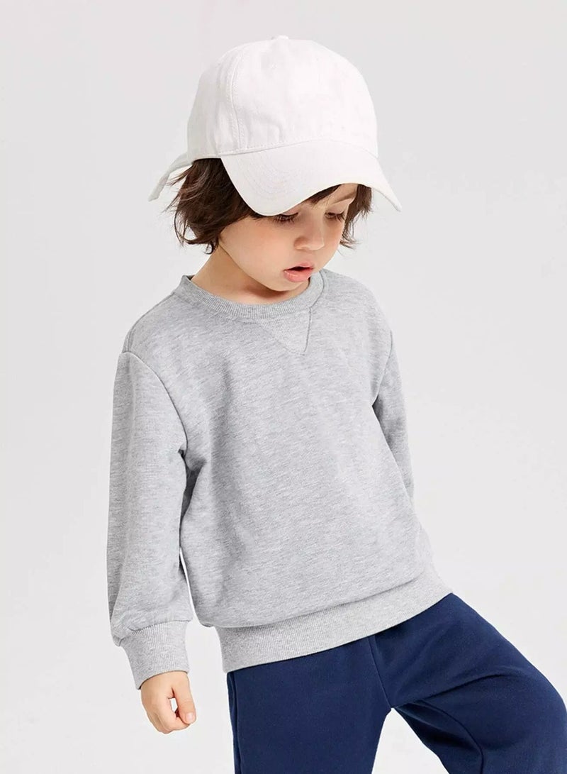 Toddler Boys Cotton Round Neck Pullover  - Image 1