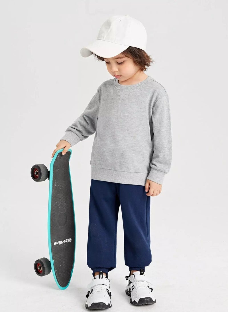 Toddler Boys Cotton Round Neck Pullover  - Image 4