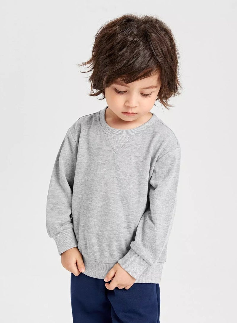 Toddler Boys Cotton Round Neck Pullover  - Image 5