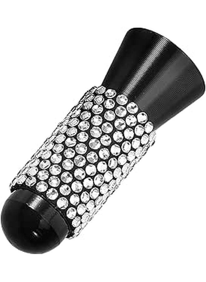 White Rhinestone Short Bling Antenna 3.5cm Universal Car Truck Exterior Accessory - Image 1