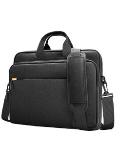 15 15.6 16 Inch Laptop Bag Case Waterproof Slim Computer Sleeve Cover Compatible With Macbook Air Pro 15 16 Surface Book 3 2 15 Dell Inspiron 15.6 Hp Pavilion 15.6 Black