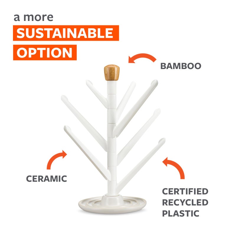 Full Circle Branch Out Kitchen Sink Accessories  Sinkside  White - Image 2