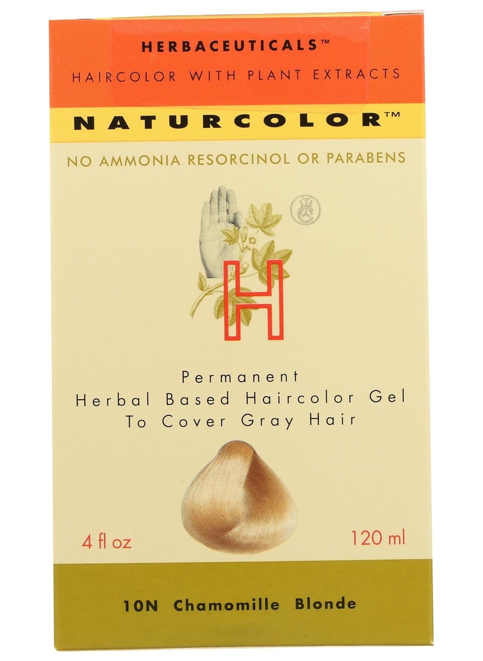 Naturcolor naturcolor Haircolor Hair Dye - Chamomile Blonde, 4.08 Fl Oz (10N) 