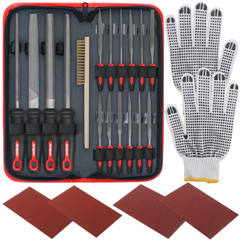 Hi-Spec 17-Piece File Set Metal Woodworking Tools 17-piece set