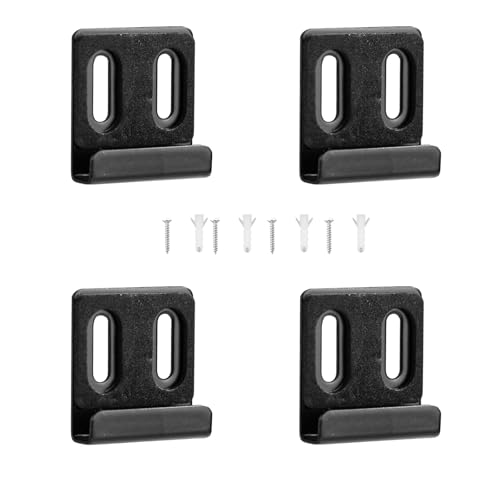 MTRoyaldia 4pcs Heavy Duty Mirror Hanging Kit, Heavy Mirror Mounting Hardware Mirror Clips for Wall Mounting, Wide Channel Mirror Hanger for The Wall Mirror Hooks with Screw for Frameless Mirror - Image 1