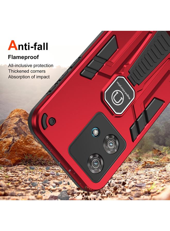 اس-توب جراب لهاتف موتورولا إيدج 40 نيو، جراب هاتف مقاوم للصدمات مع حامل - Image 3