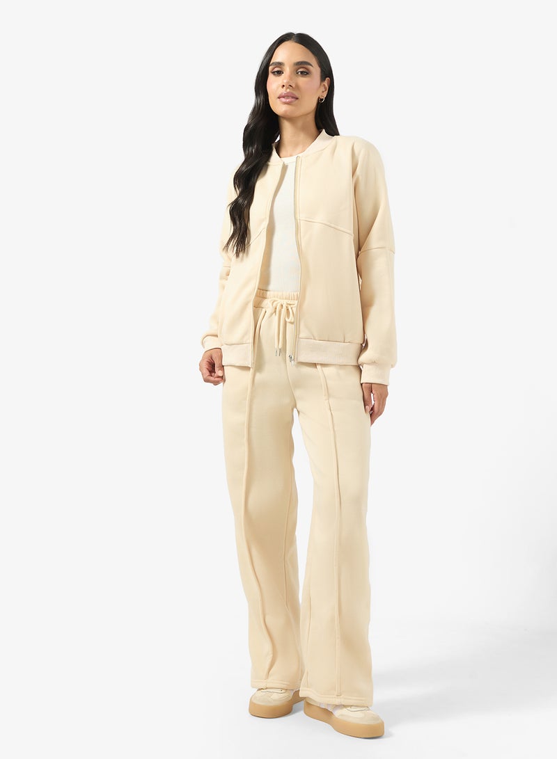 جينجر بيسيكس بدلة رياضية صوف بسحاب كبير الحجم - Image 1