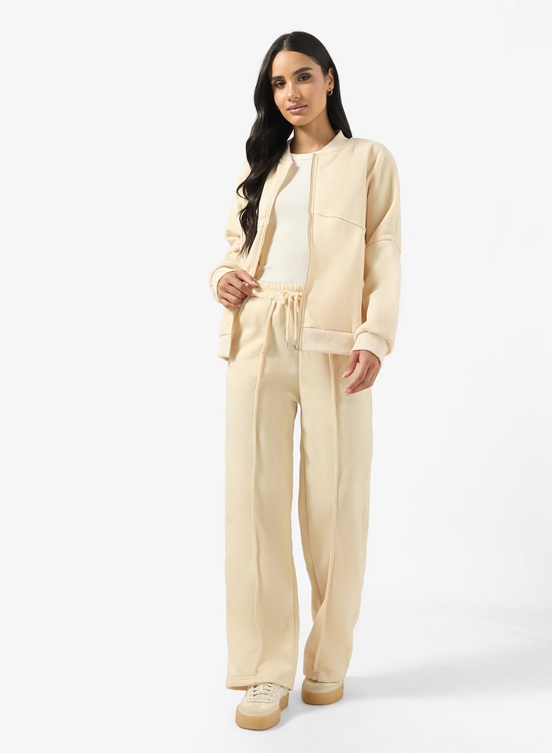 جينجر بيسيكس بدلة رياضية صوف بسحاب كبير الحجم - Image 5