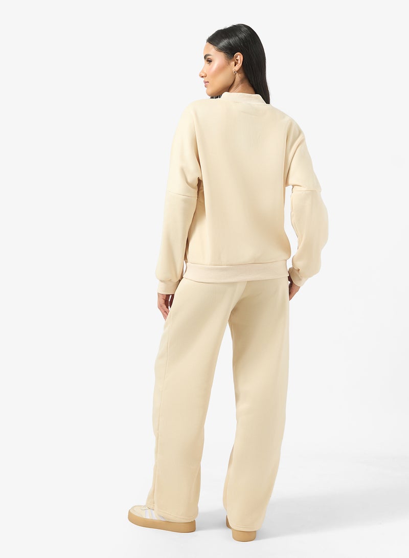 جينجر بيسيكس بدلة رياضية صوف بسحاب كبير الحجم - Image 2