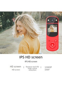 Generic D2 HD 1080p Multi-function Digital Camera Motion DV Camera Live Computer Camera Recorder-Body Color:Green  - Image 3