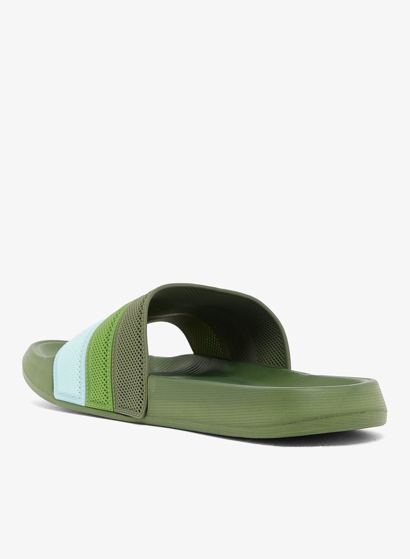 Seventy Five Perforation Detail Slides Sandals - Image 2