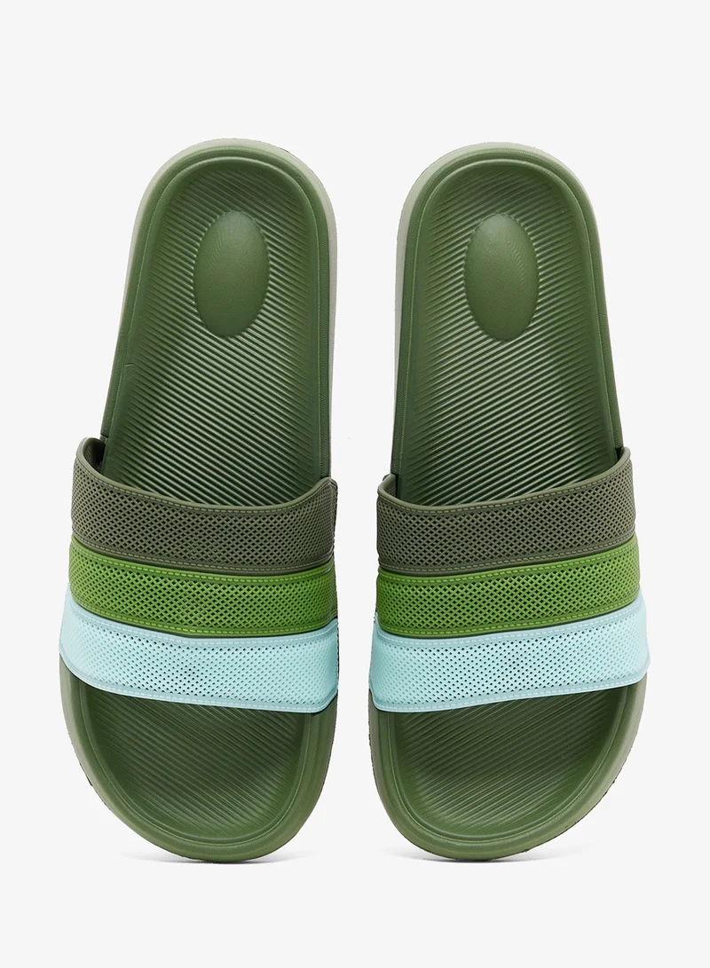 Seventy Five Perforation Detail Slides Sandals