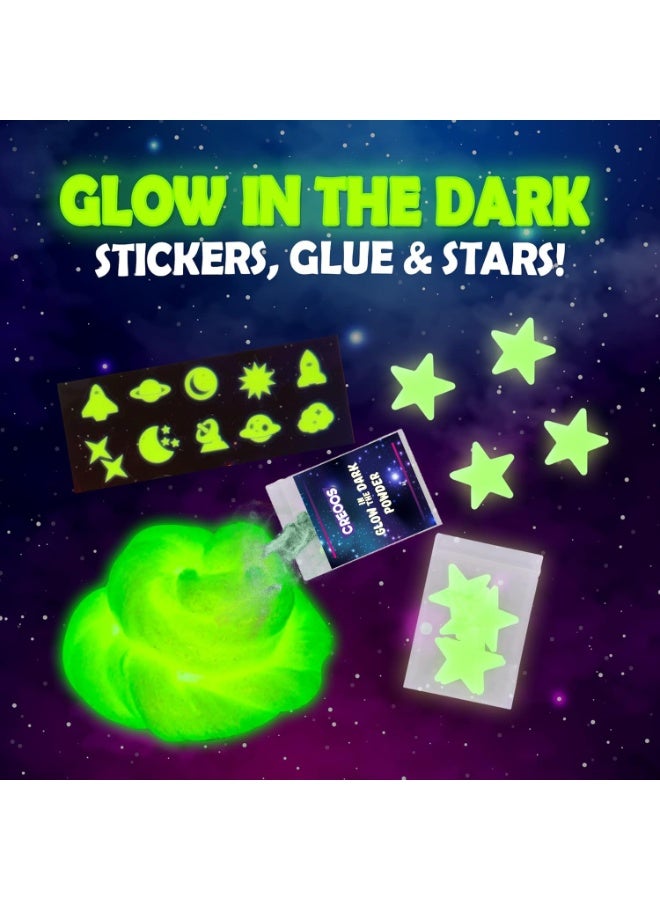 Galaxy DIY Slime Kit for Kids,Fluffy Slime Making Kit Toys for Girls -Non-Sticky & Scented to Craft Butter Slime - Image 2