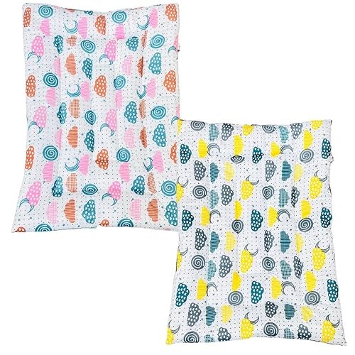 Infantbond New Born Baby Cotton Casual Bed | Godari | Toddlers Baby Bedding | Hand Carry Baby Mattress |Cradle Bed | Multi-Color (0-8 Months)(63 * 38CM) (2) - Image 1