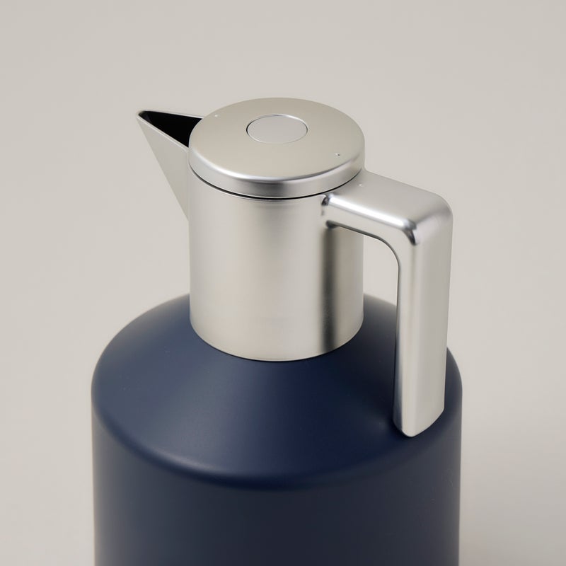Dallaty Oumq - Plastic and Steel Vacuum Flask - 1L - Blue - Image 2
