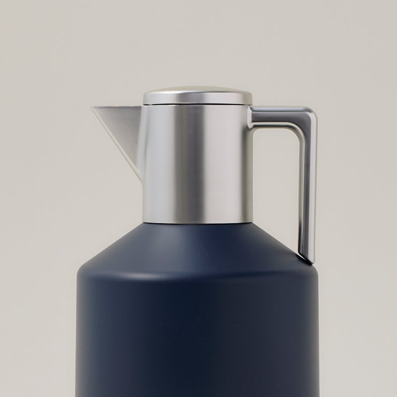 Dallaty Oumq - Plastic and Steel Vacuum Flask - 1L - Blue - Image 1