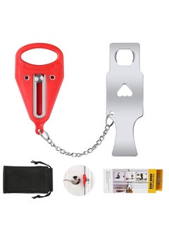 GUDOO Portable Door Lock Hotel Door Locks for Travelers Portable Door Lock Travel Lock Solid Heavy Duty Lock Is Very Suitable For Travel Hotels Homes Apartments Schools  - Image 1