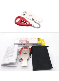 GUDOO Portable Door Lock Hotel Door Locks for Travelers Portable Door Lock Travel Lock Solid Heavy Duty Lock Is Very Suitable For Travel Hotels Homes Apartments Schools  - Image 3