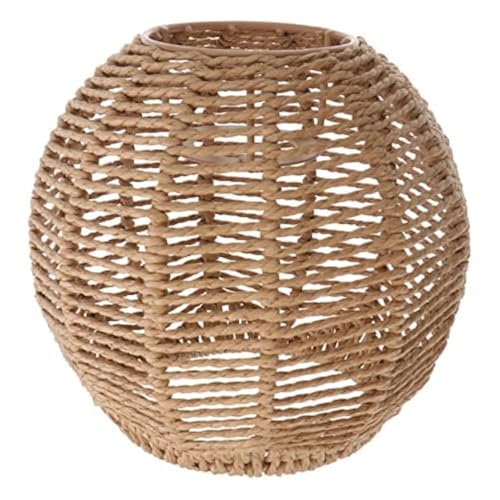 Koolouispoper Lampshade for Cover Table Lamp Rattan Lamp Pendant Light Vintage Hanging Lighter Cafe Restaurant Home Decor Retro Lampshade - Image 1