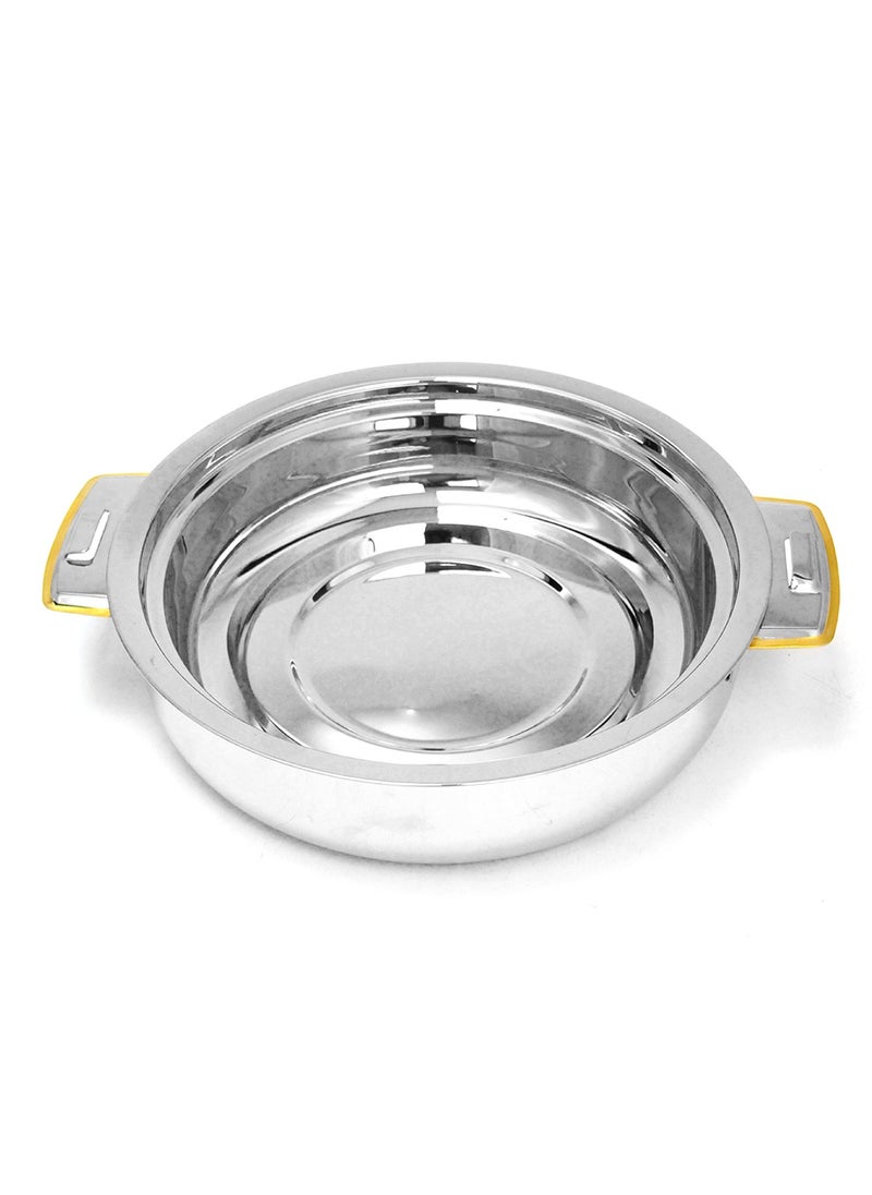 Rathore - Samar Stainless Steel Hotpot Golden Floral Design Double-Wall Insulated Food Warmer  10000ml - Image 1