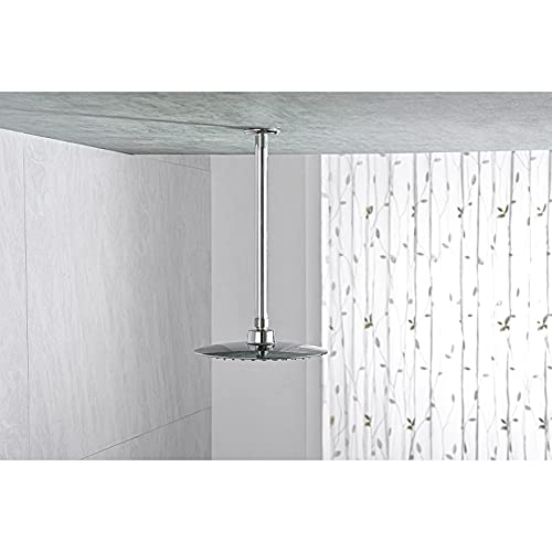 Anpean 12 Inch Shower Arm and Flange Polished Chrome, Ceiling Mounted Shower Arm for Rain Shower Head - Image 3